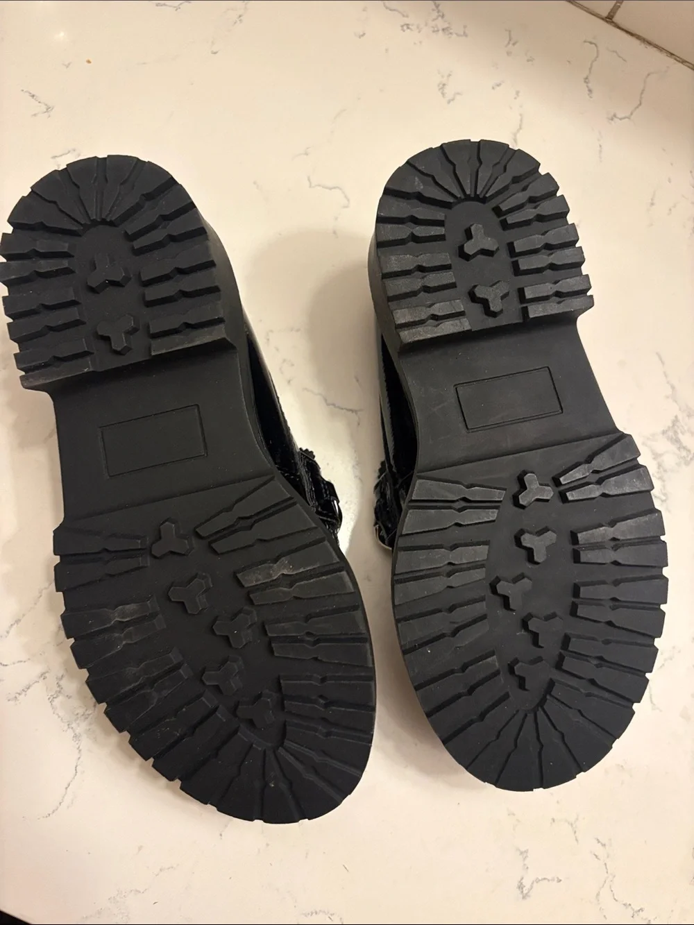 Vince Camuto Black Kids Dress Loafers with Gold Accent